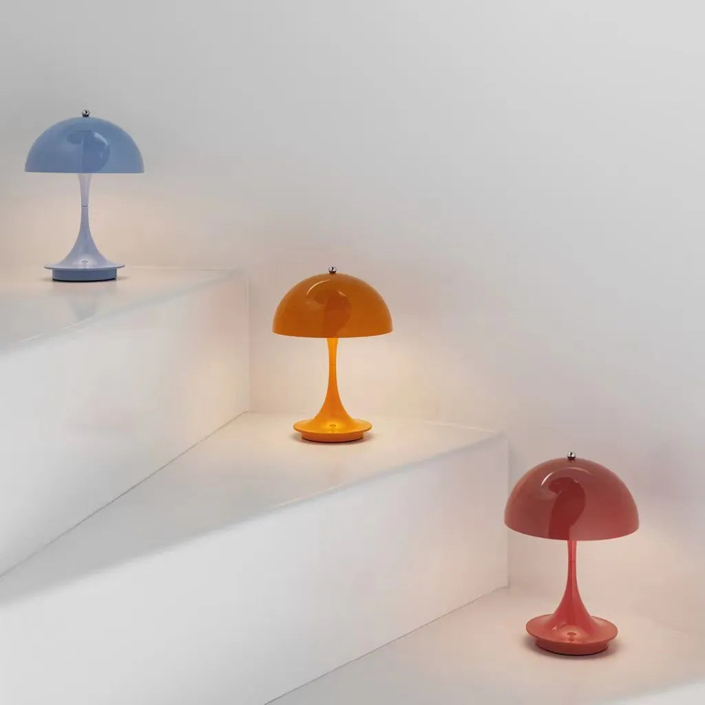 ShroomLite - Mushroom-Shaped Modern LED Table Lamp