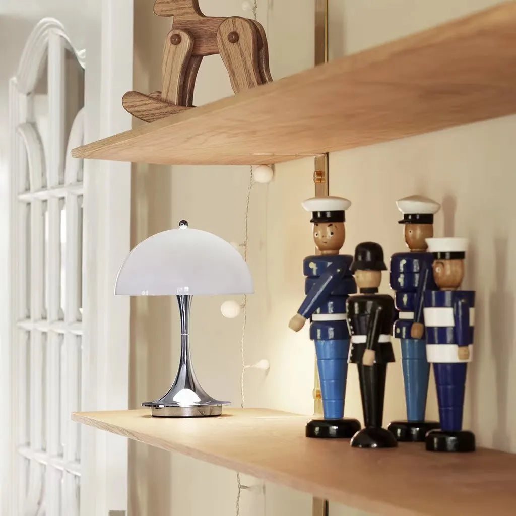 ShroomLite - Mushroom-Shaped Modern LED Table Lamp