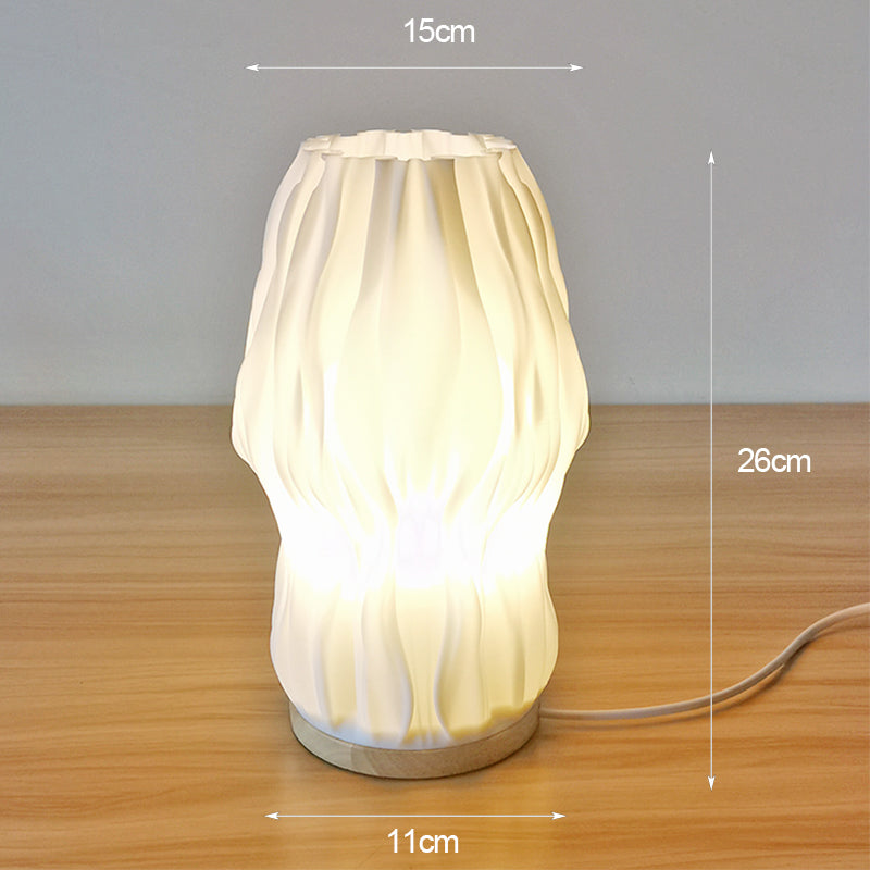 Frenchlight Table Lamp - Elegant Pleated Table Lamp in French Crème for Atmospheric Spaces