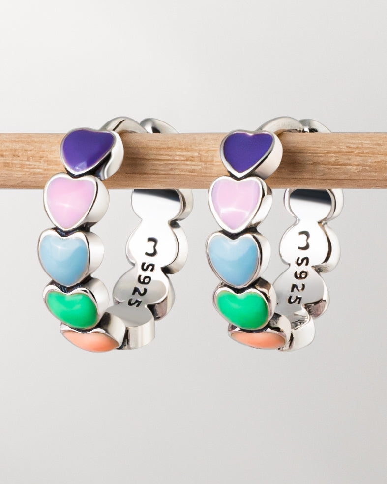 Celestina's enchanting rainbow earrings