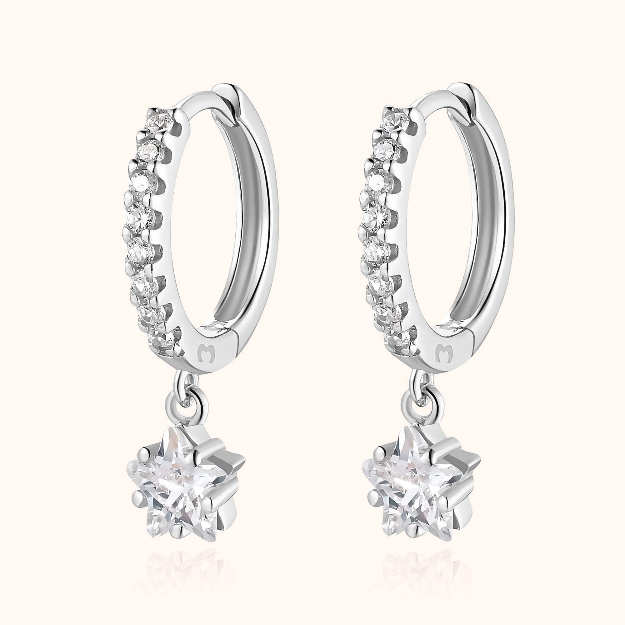 Elegant Hanging Star Earrings - Lyra