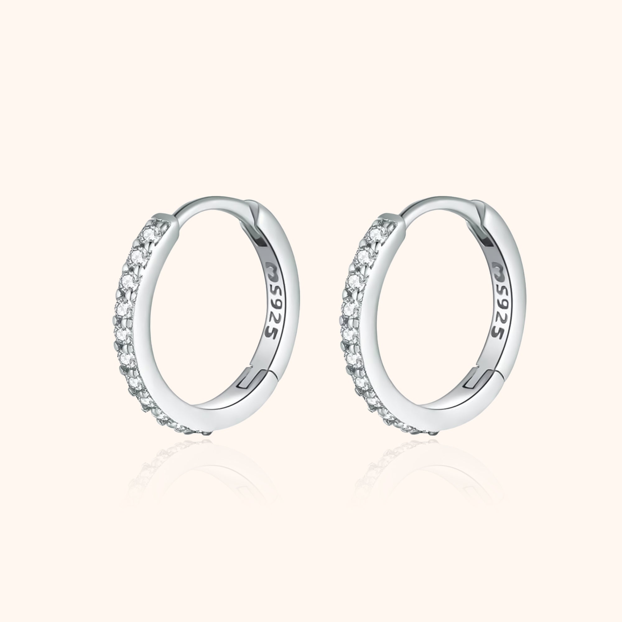 Shiny Iriana Earrings with Radiant Zirconia