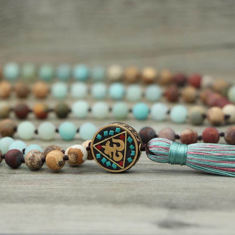 Anaya Mala Bead Necklace - Spiritual Accessory
