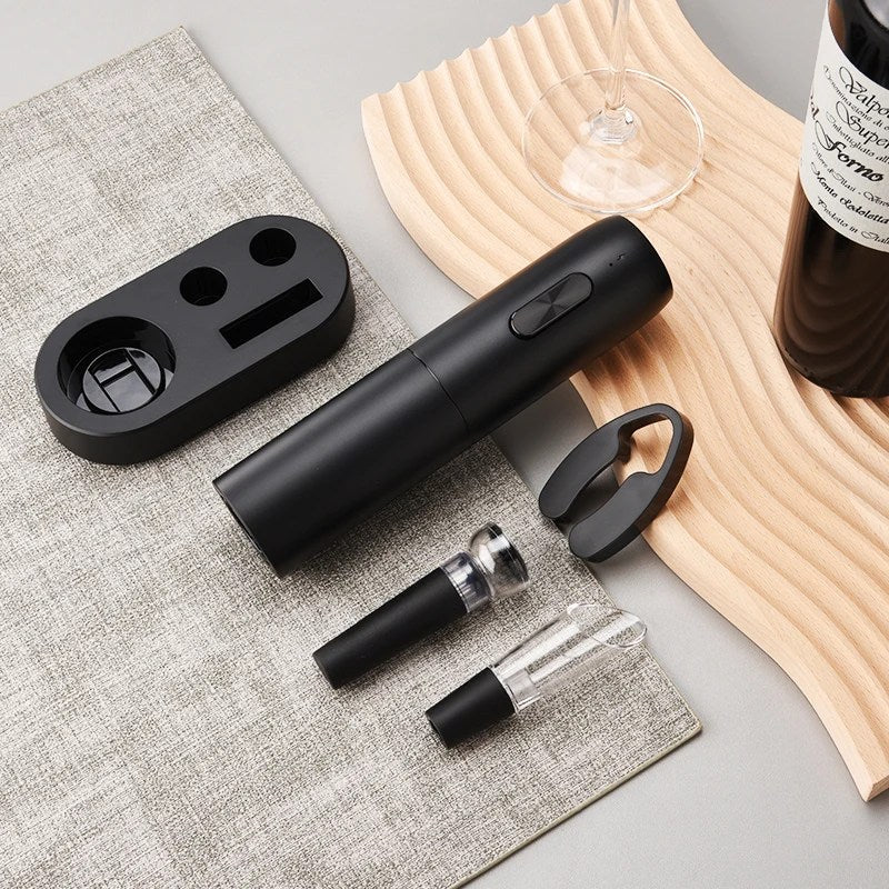 VinoEase - Stylish Electric Wine Cooler with Charging Function