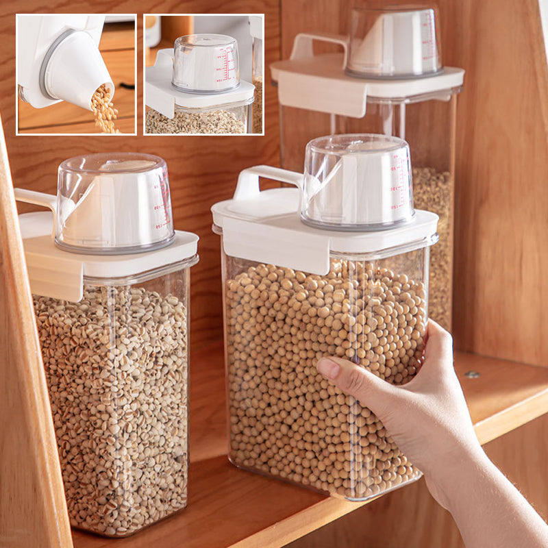 FreshKeeper - Airtight Food Container with Measuring Cup