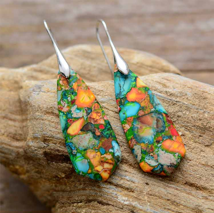 Vibrant Jasper Earrings | Colorful must-haves for every occasion!