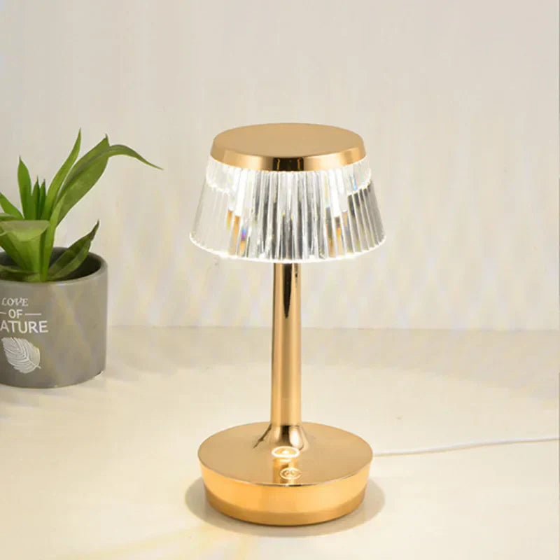 Crystal Pendant - Laddningsbar Trådlös Bordslampa