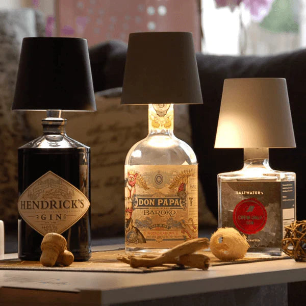GlowBottle - Stylish LED Bottle Lamp for Interior Design