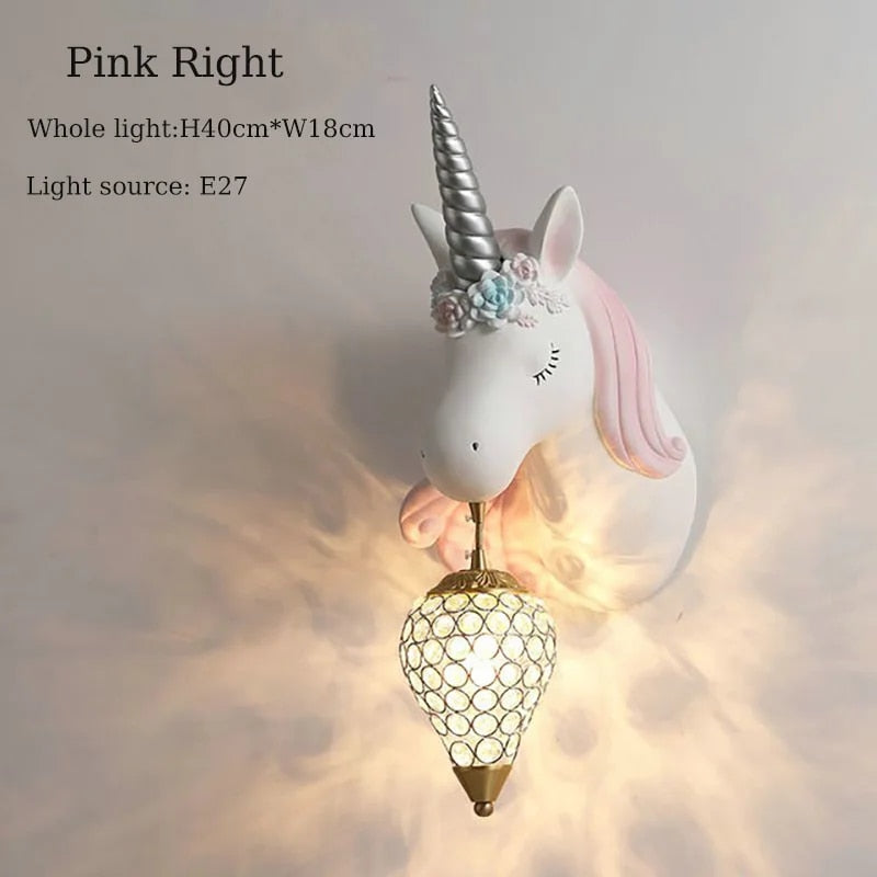 Magical Unicorn Wall Lamp for Kids – Playful & Warm Light
