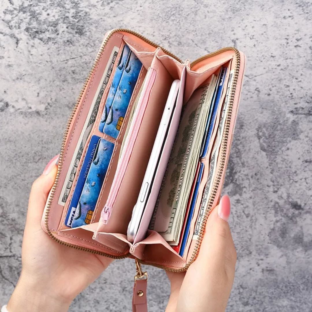 GeoChic - Stylish Long Wallet for Women
