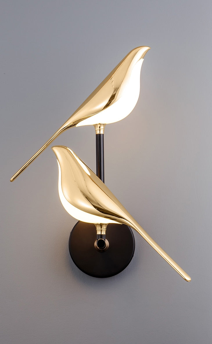 BirdGlow - Luxurious LED Bird Wall Lamp