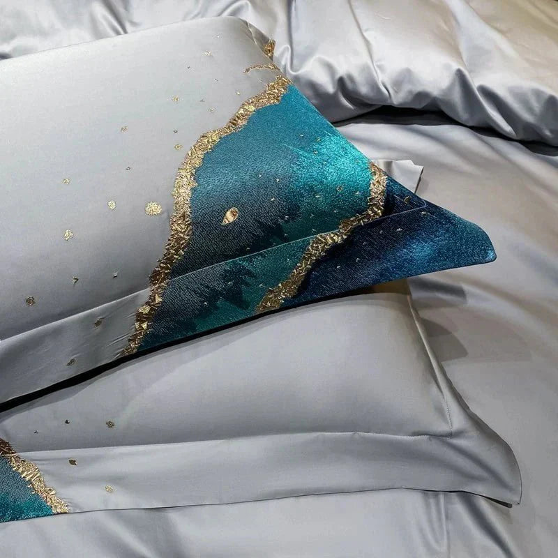 Imaginative Waters – Luxurious Egyptian Cotton Bed Linen Set