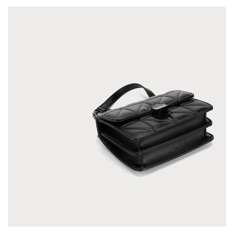 Lilly Luxury Bag – Designer Vintage Handbag with Check Pattern