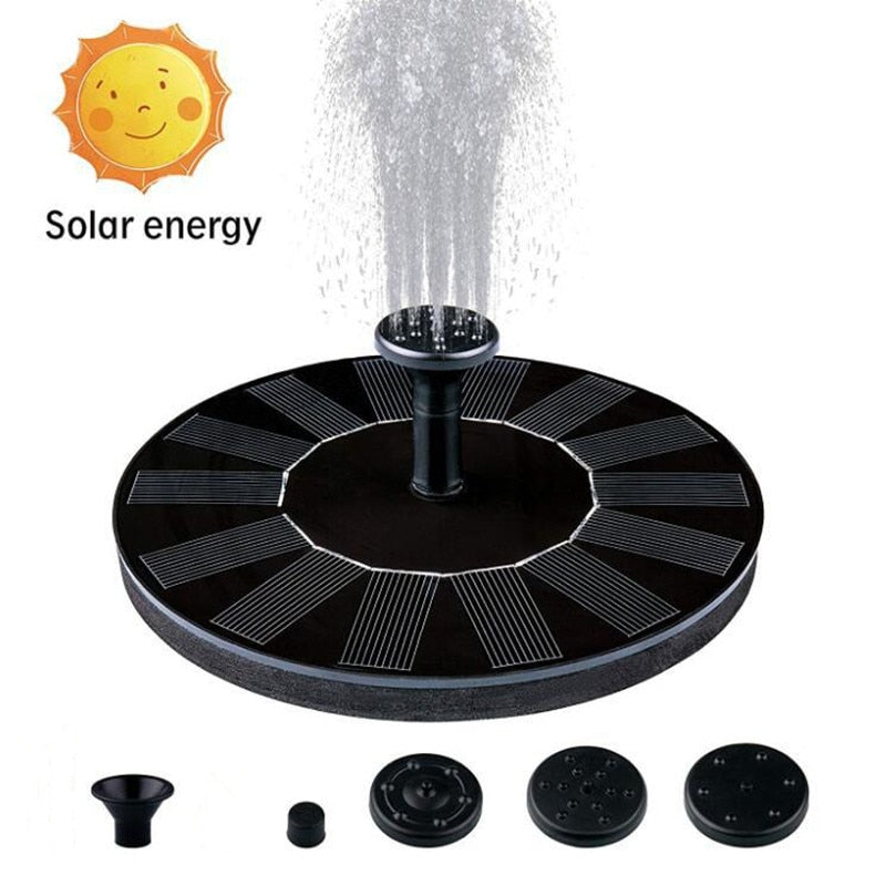 ZenFlow Fountain - Sustainable Solar Energy Garden Accessory