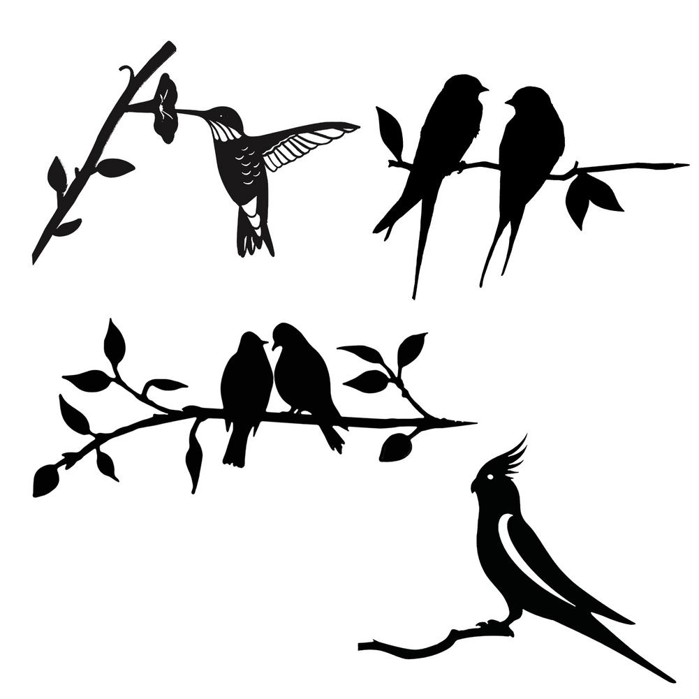 FeatherGlow Garden Art – Metal Bird for Garden