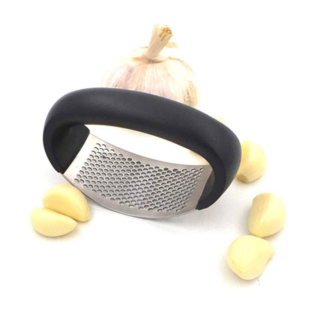 RVS Curves Garlic Press