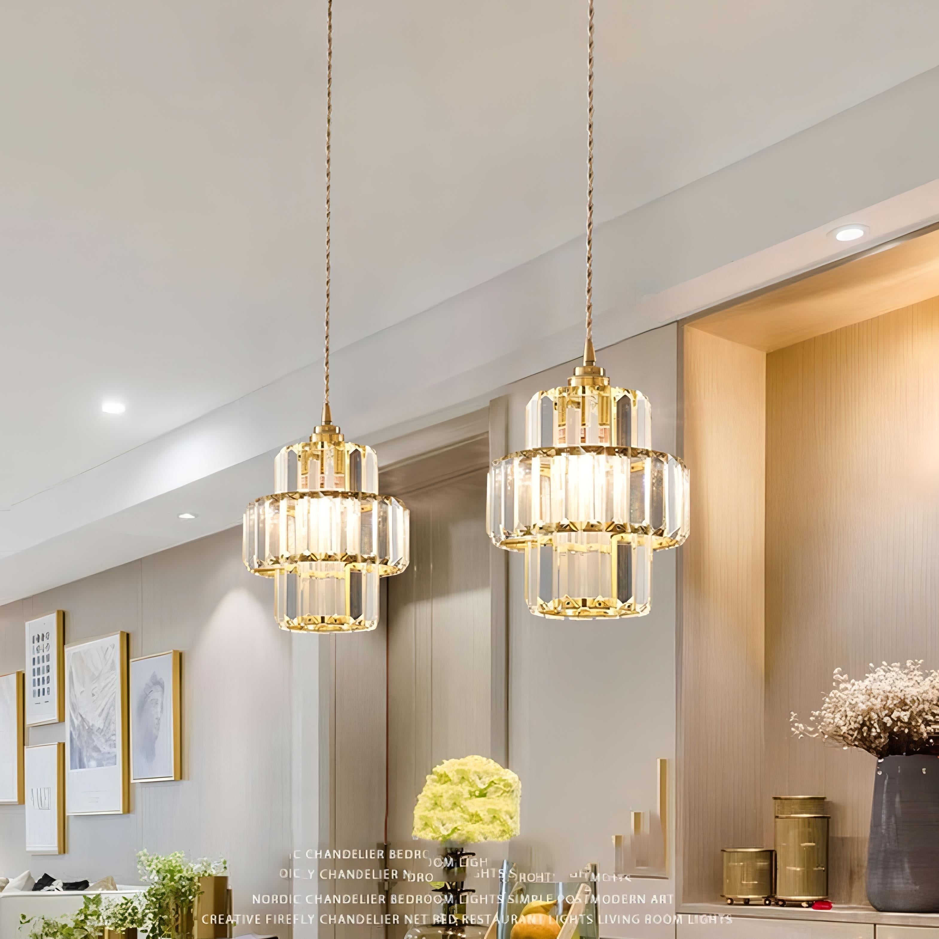 Fernando - Luxurious Crystal Ceiling Lamp for Elegant Spaces
