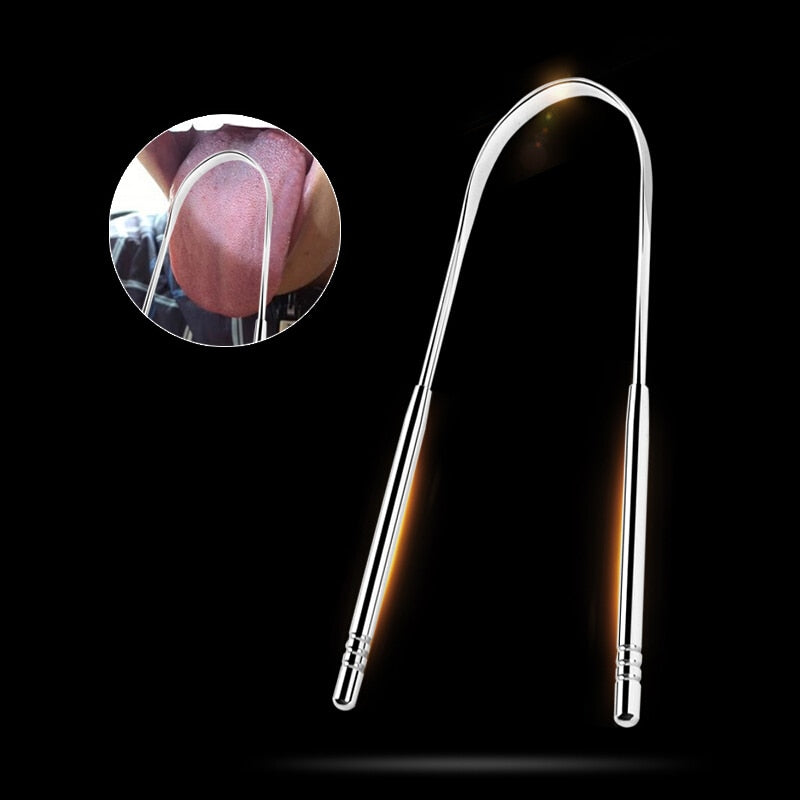 ScrapeMaster – High Quality Stainless Steel Tongue Scraper