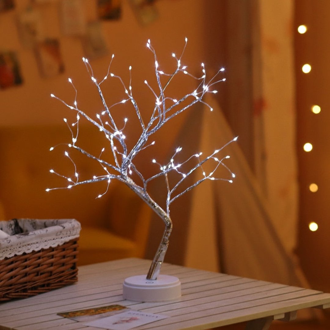BrightTree Bordslampa - Elegant Bonsai Bordslampa för Stämningsfulla Rum och Barn