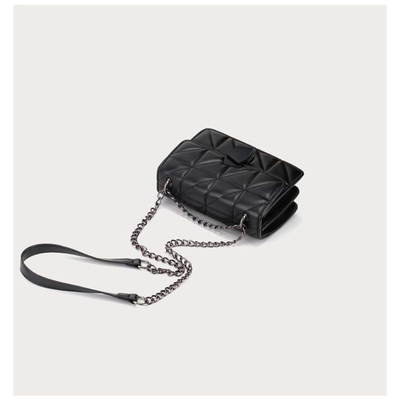 Lilly Luxury Bag – Designer Vintage Handbag with Check Pattern