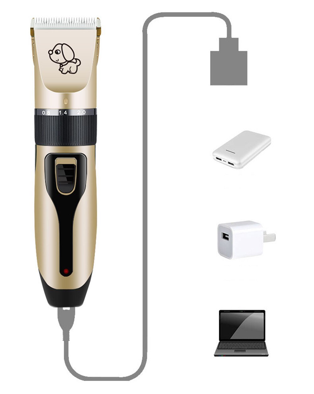 Pett Groomer - Professional Dog Trimmer + Brush