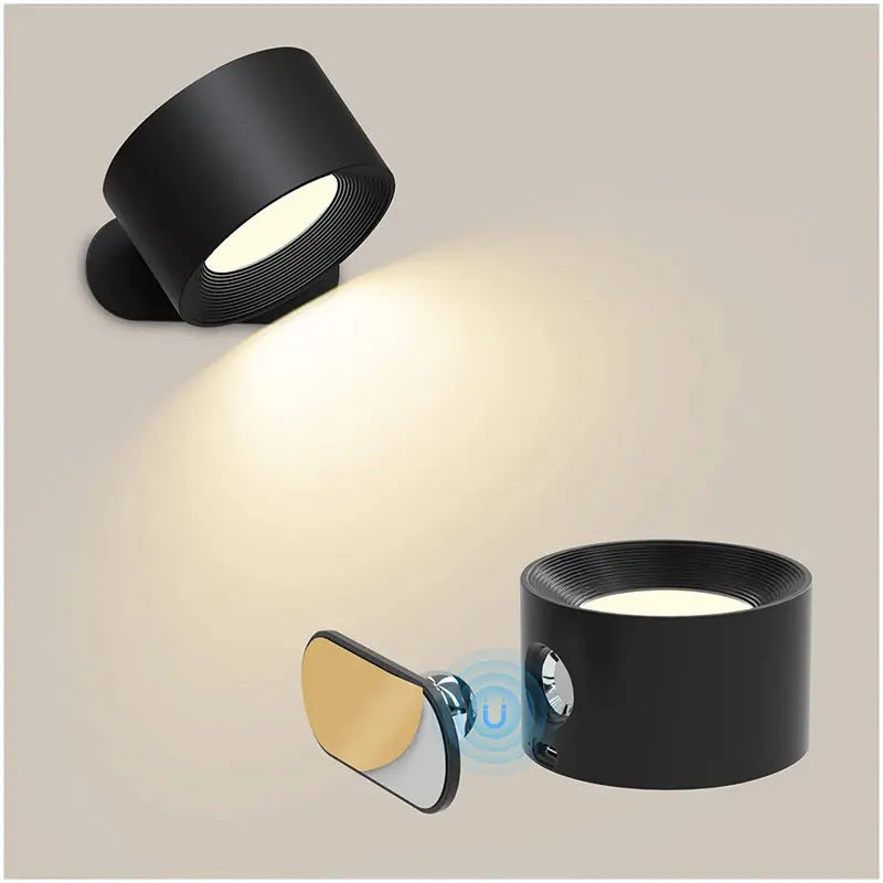 360° WALL LAMP - WIRELESS RECHARGEABLE WALL LAMP