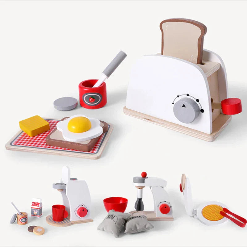 WoodPlay Set – Realistic Wooden Kitchen Playset