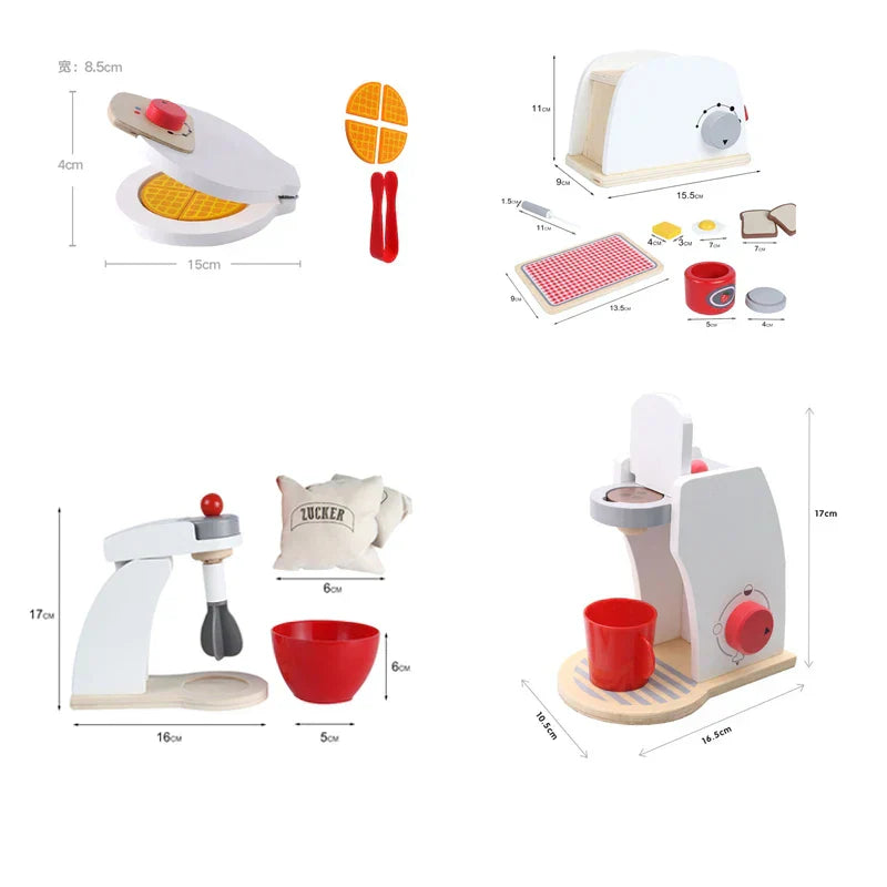 WoodPlay Set – Realistic Wooden Kitchen Playset