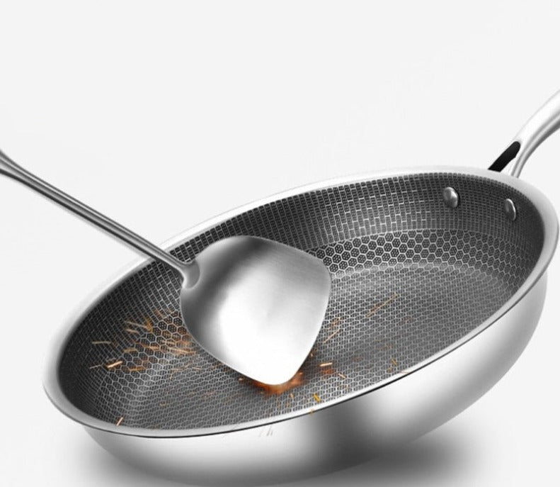ProCook Elite - Durable Stainless Steel Frying Pan with Non-stick