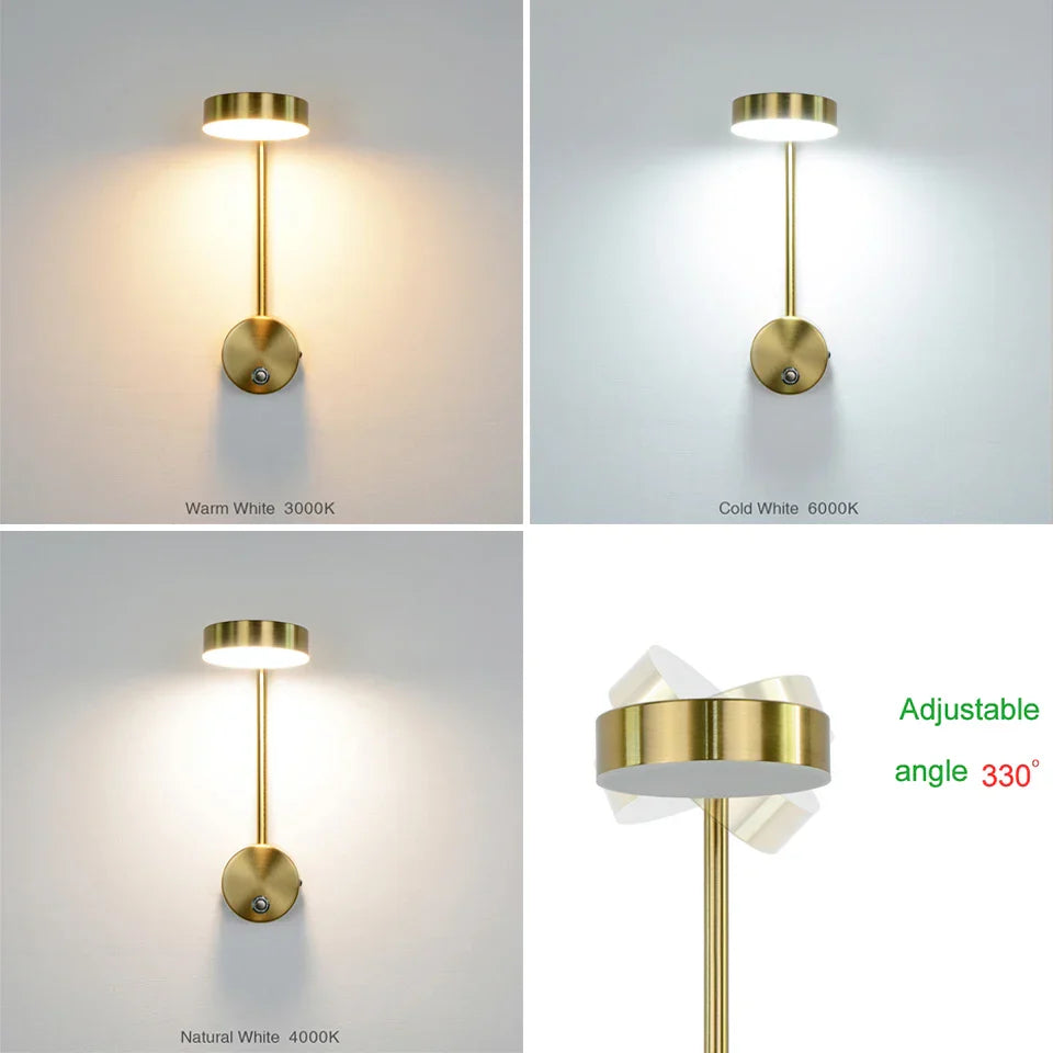 BrightLume – Stylish Dimmable LED Wall Lamp