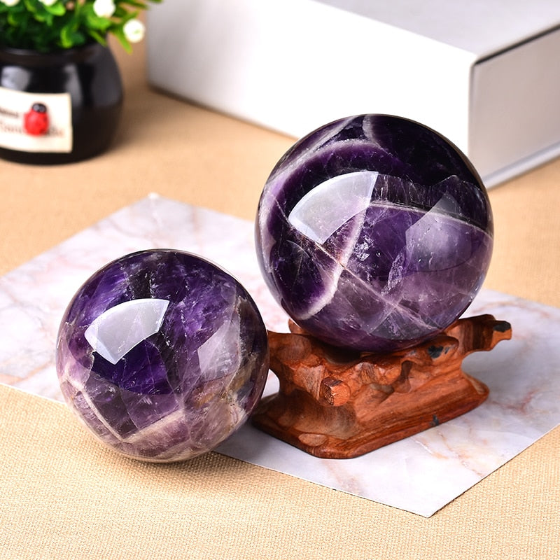 Amethyst Globe – Energy-filled Sphere Bomb for your Interior