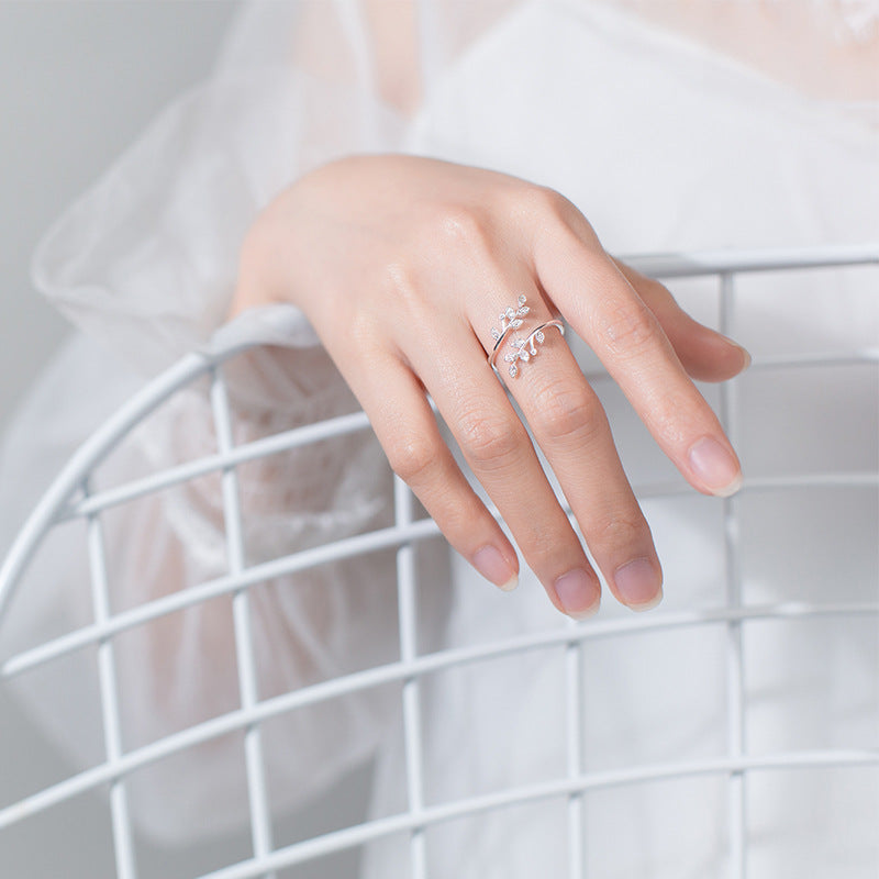 Elegant Adjustable Rings with Zirconia - Amalthea Collection