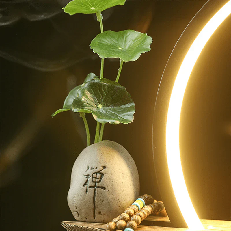 SereneStag - Elegant White Deer Incense Lamp
