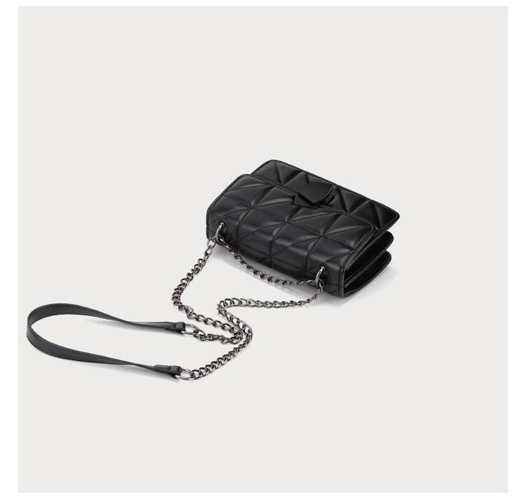 Lilly Luxury Bag – Designer Vintage Handbag with Check Pattern