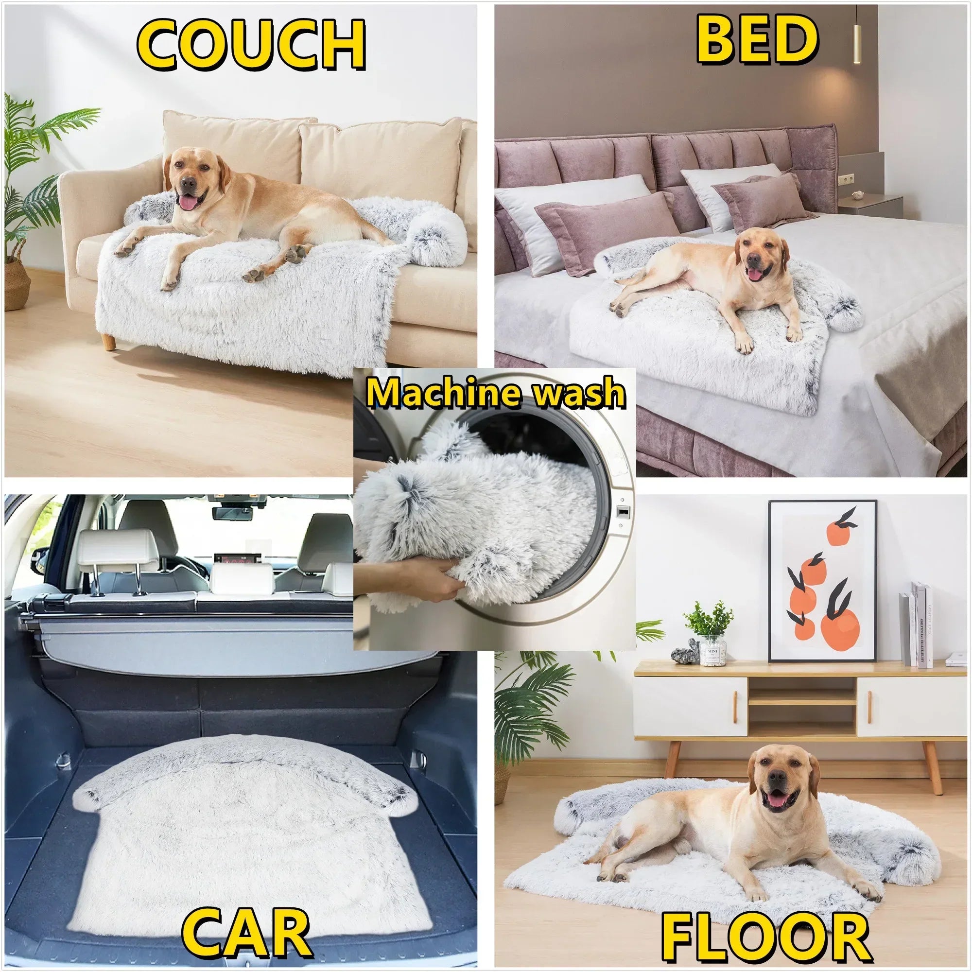 Quishy PetBed - Luxurious Washable Plush Blanket