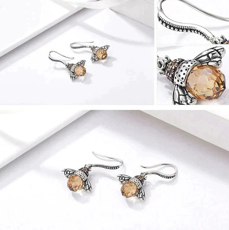 Royal Bee Swarm Earrings - Elegant and Unique Accessory