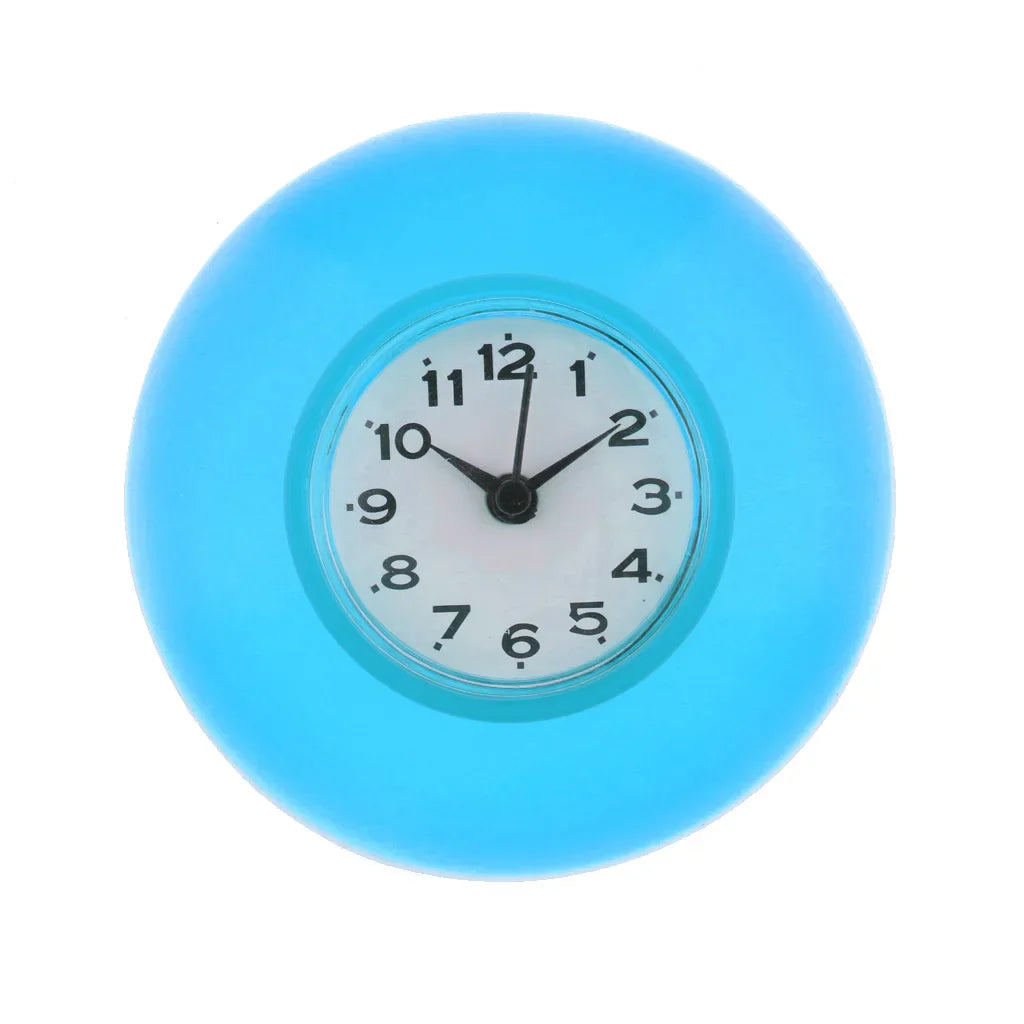 Waterproof Clock – Compact Suction Cup Clock for Bathroom