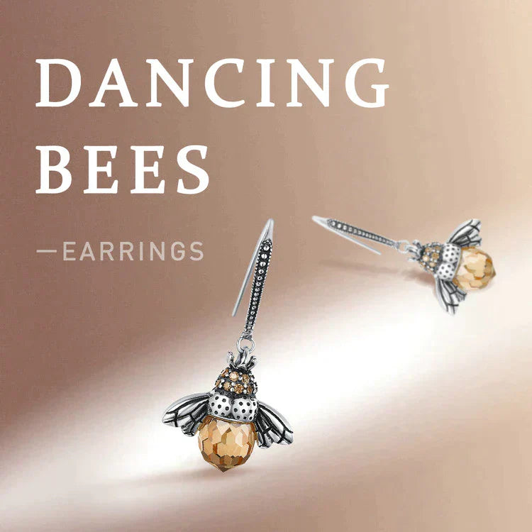Royal Bee Swarm Earrings - Elegant and Unique Accessory