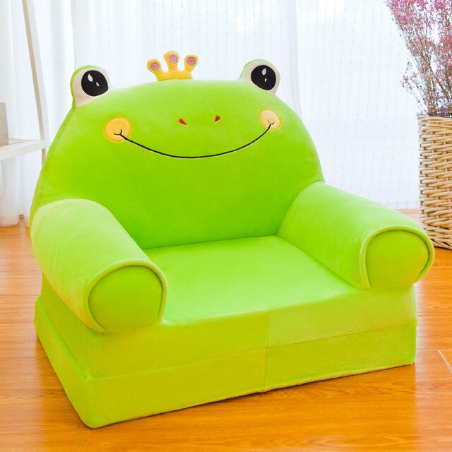 ComfyFold – Luxurious Folding Children's Sofa with Velvet for Kids