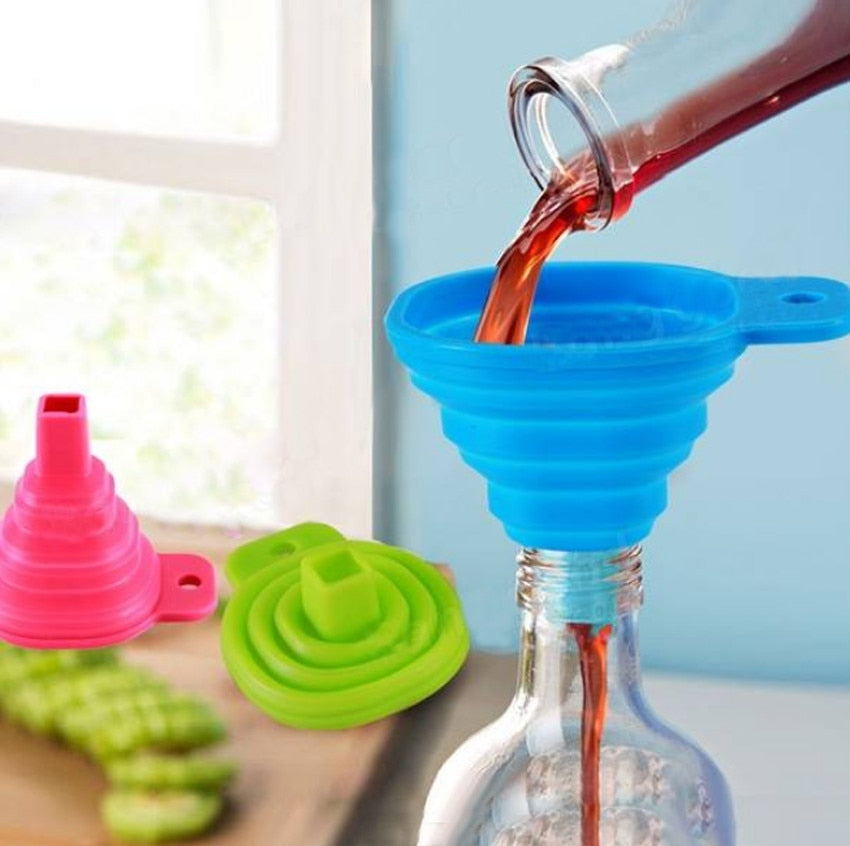 FoldEase Funnel - Practical Kitchen Tool for Quick Pours