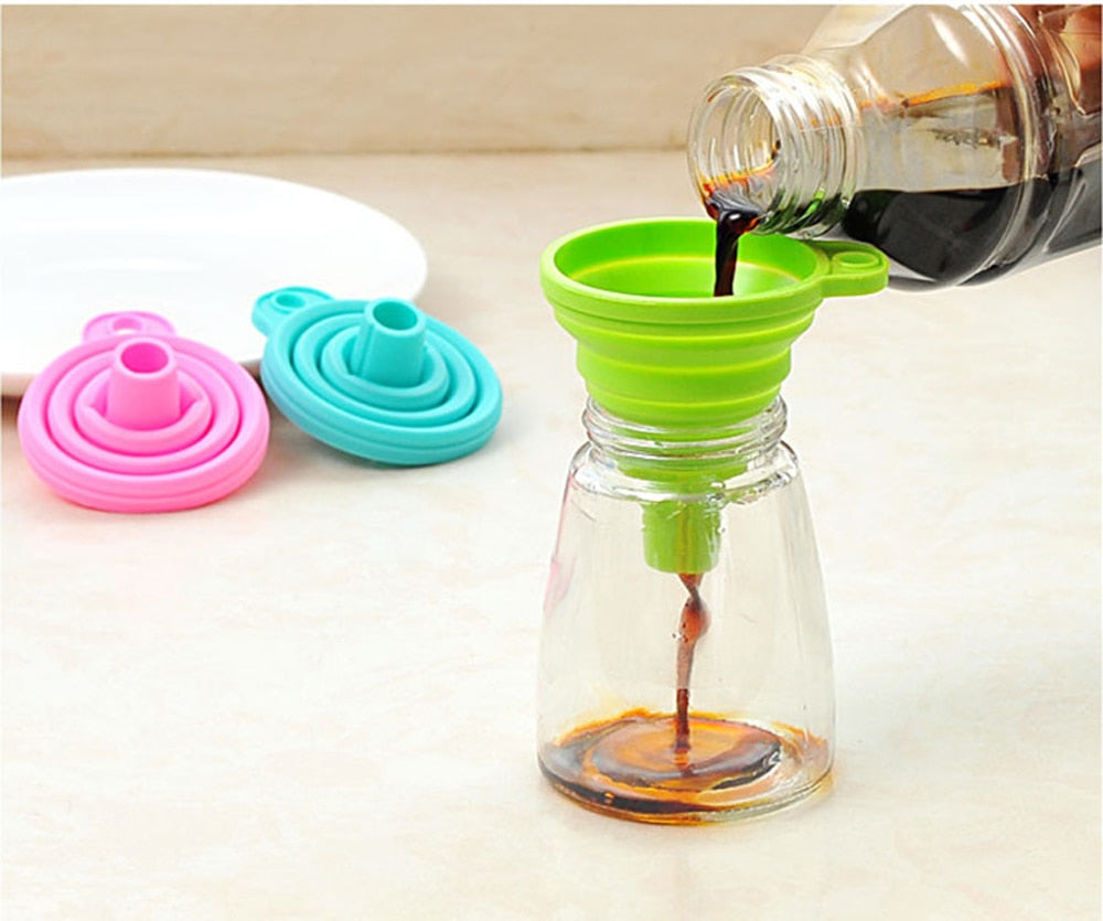 FoldEase Funnel - Practical Kitchen Tool for Quick Pours