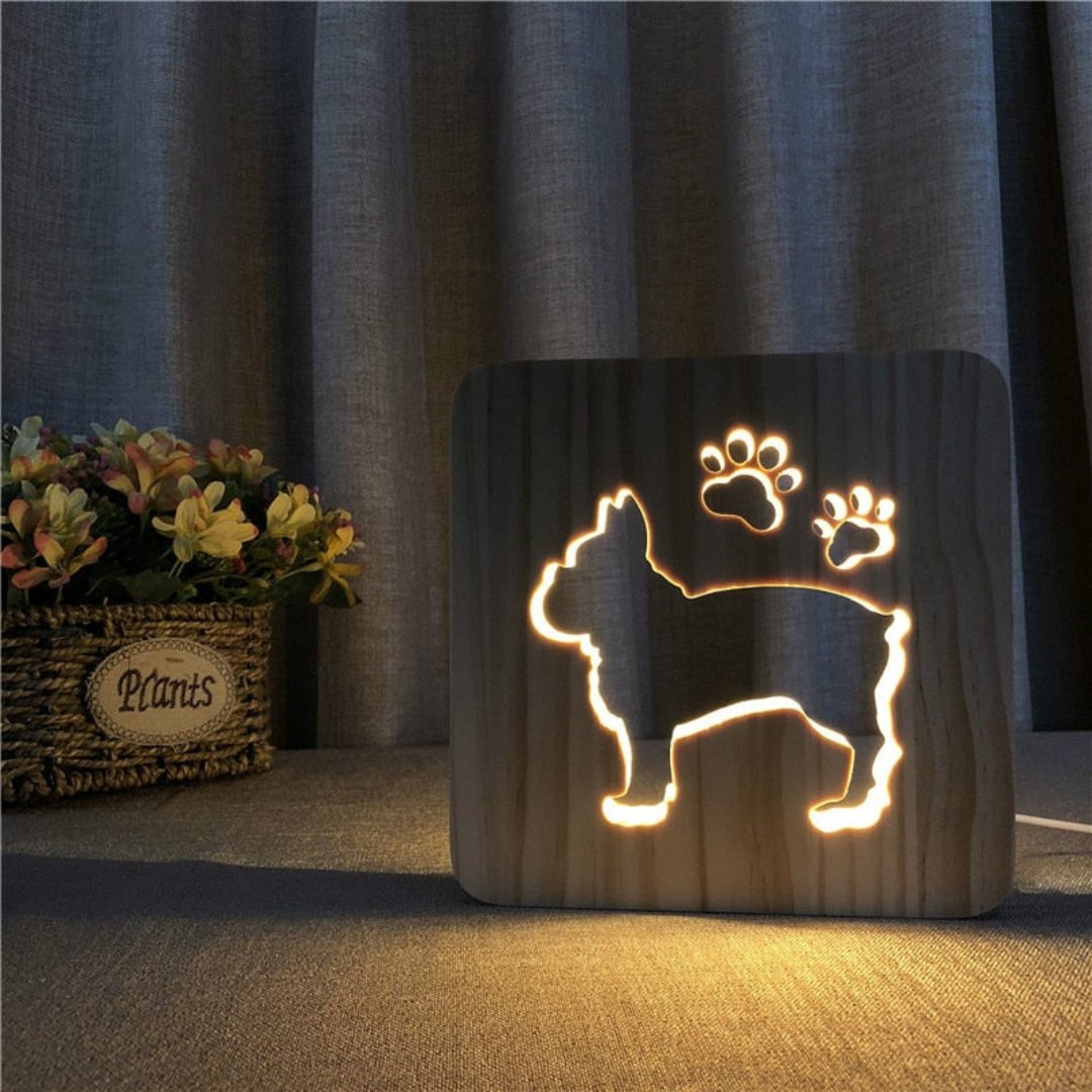 DesignLight - Elegant Wooden Table Lamp for Atmospheric Warmth