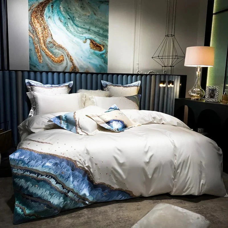 Imaginative Waters – Luxurious Egyptian Cotton Bed Linen Set