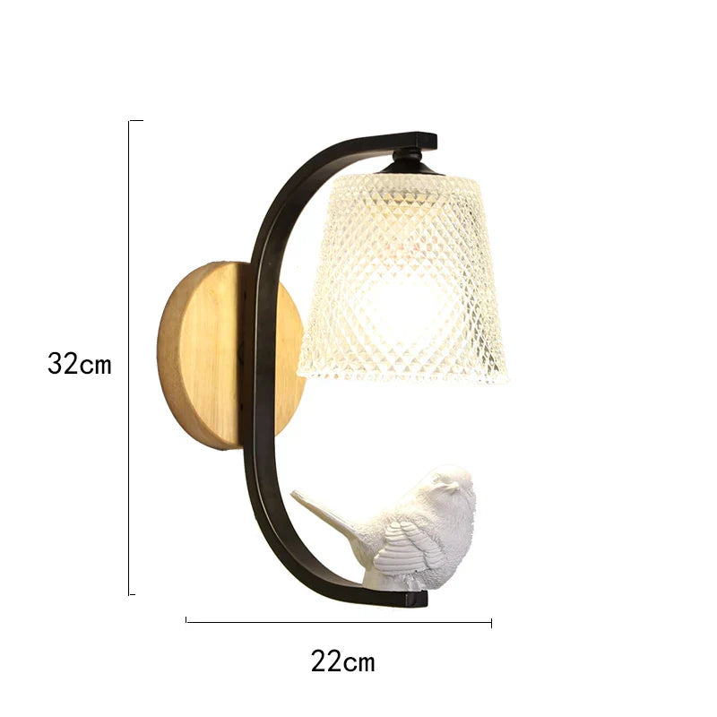 NordicBird Light – Trendy bird wall lamp for bedrooms