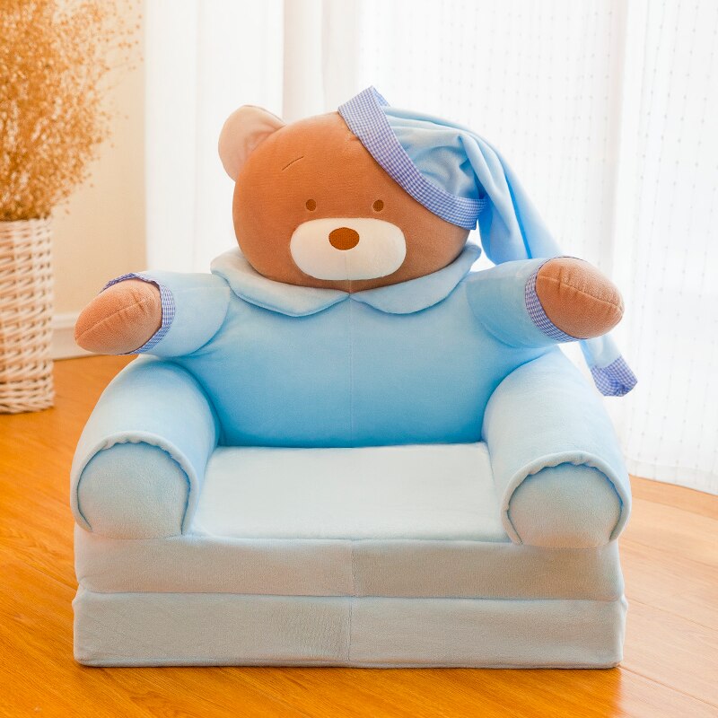 ComfyFold – Luxurious Folding Children's Sofa with Velvet for Kids