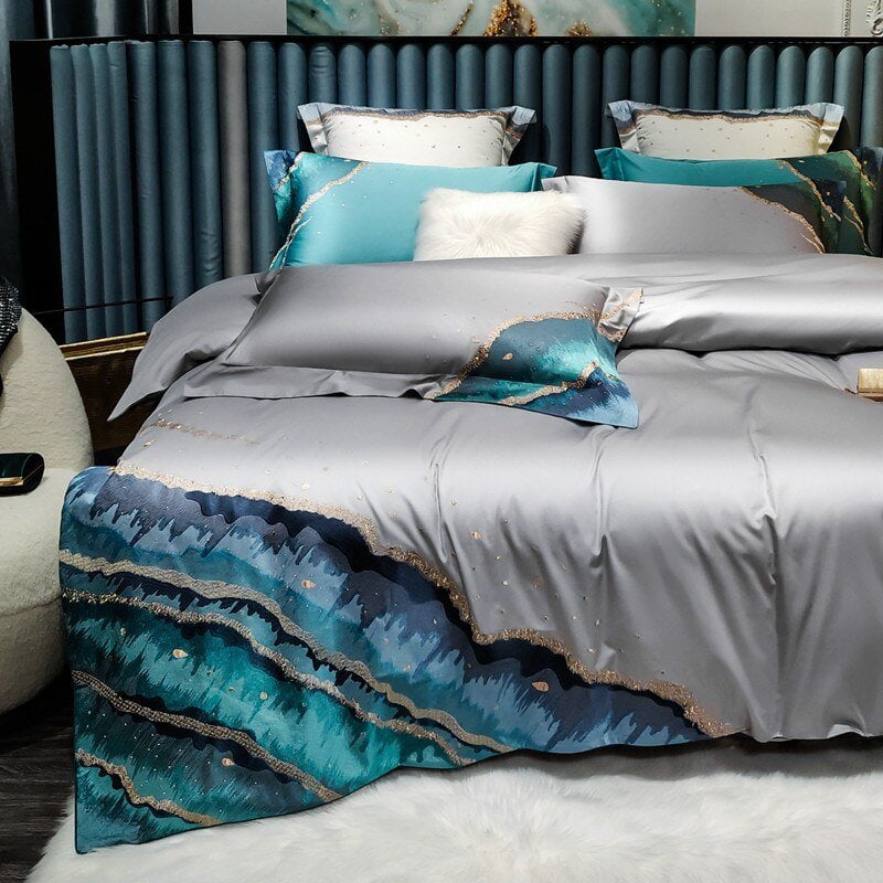 Imaginative Waters – Luxurious Egyptian Cotton Bed Linen Set