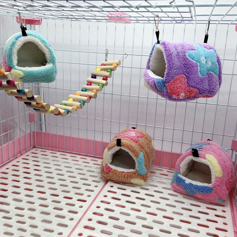 HarryHamster - Soft Hamster House with Hammock