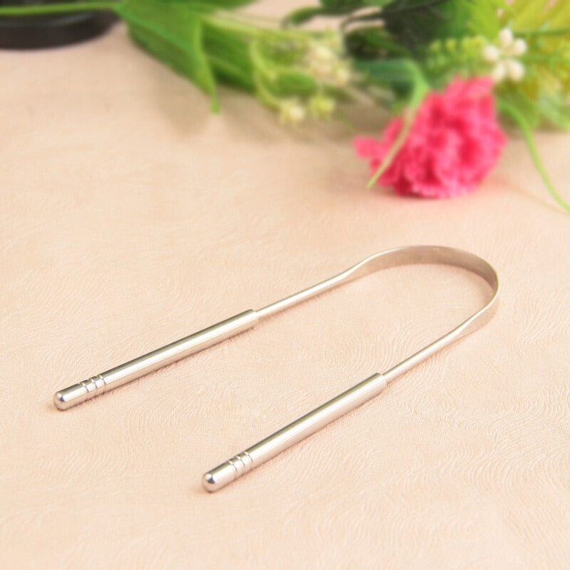 ScrapeMaster – High Quality Stainless Steel Tongue Scraper