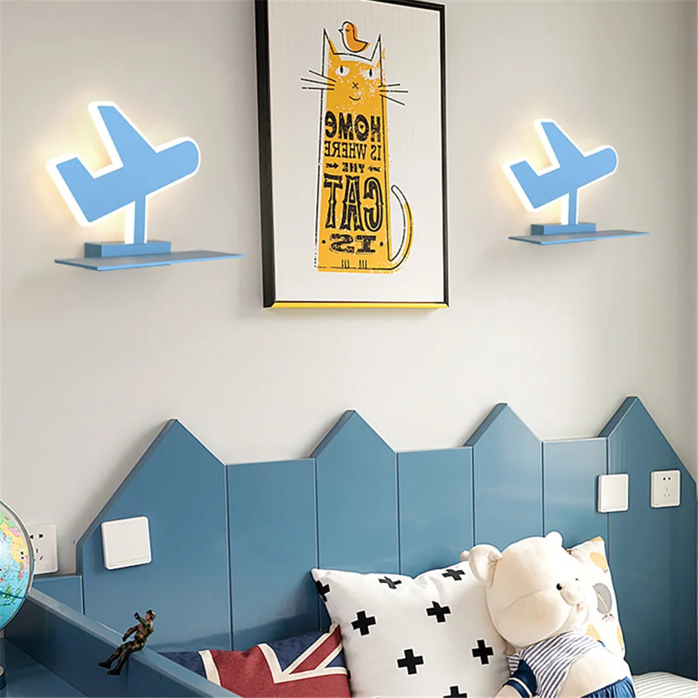 SkyFlyer Lamp - Playful Cartoon LED Wall Lamp