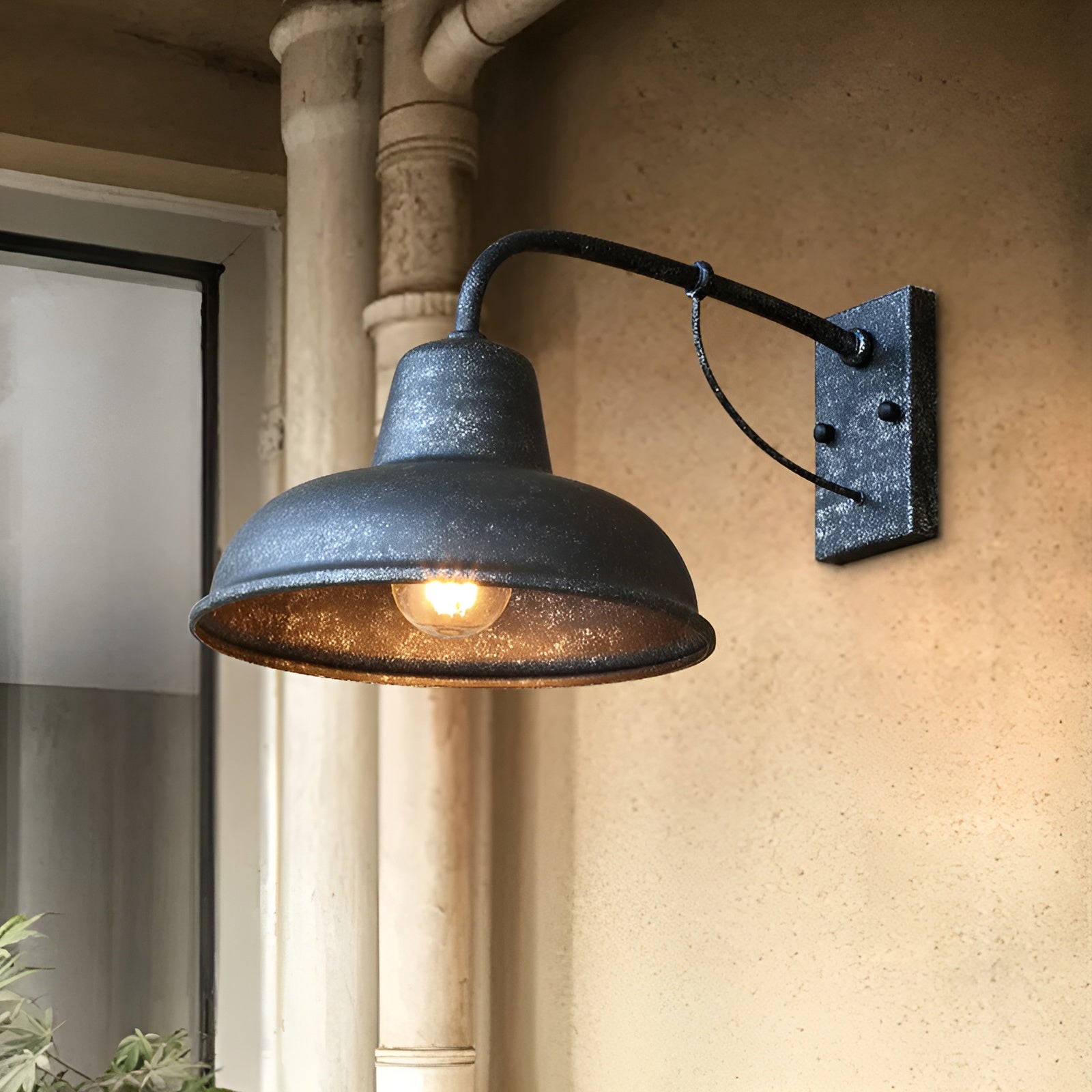 Vintage Farmhouse Lamp - Industrial Vintage Wall Lamp for Atmospheric Lighting